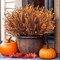 10 Bundles Artificial Fall Flowers for Outdoors Fall Decorations